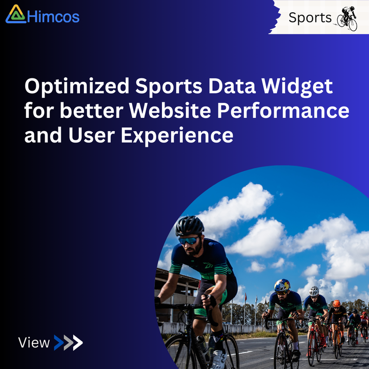 Optimized Sports Data Widget