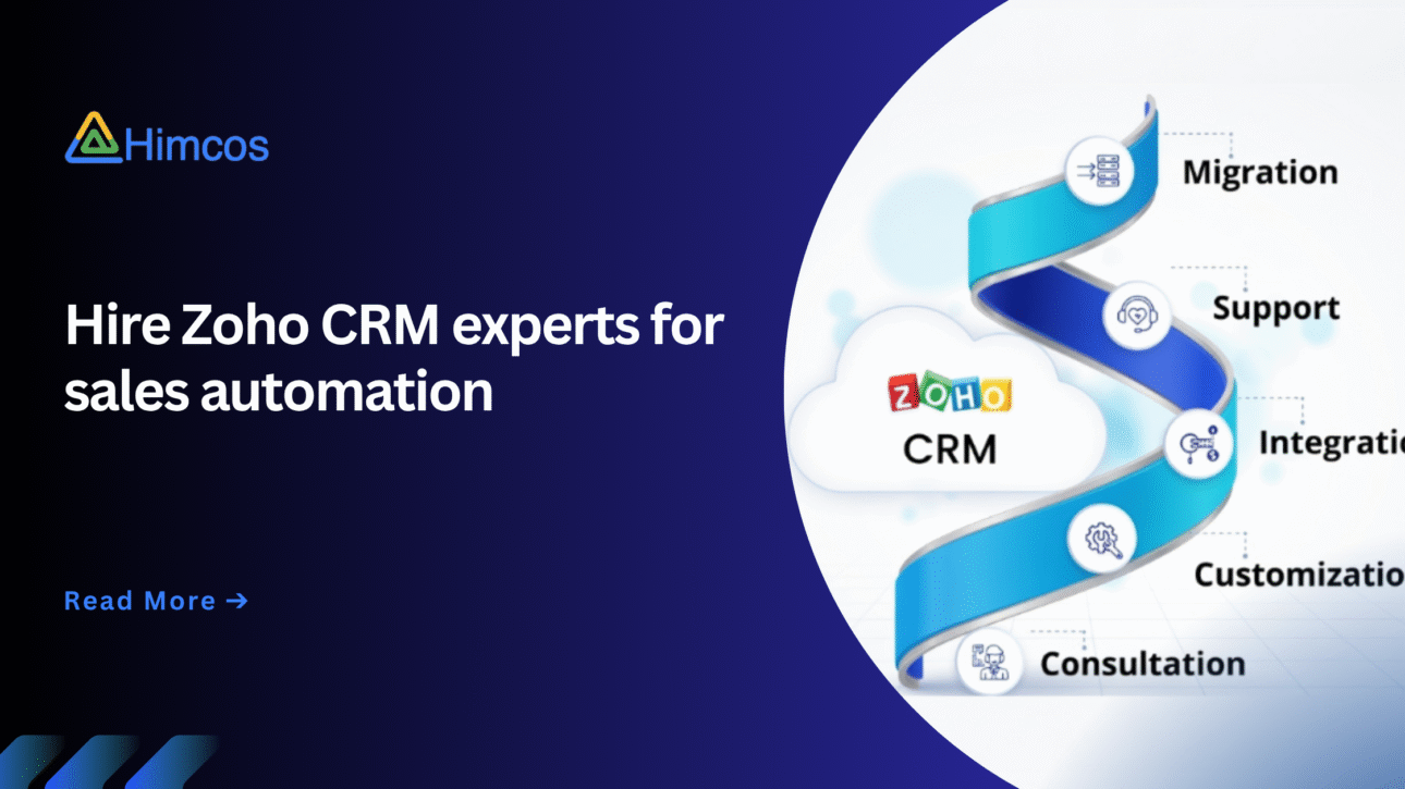 Hire Zoho CRM experts