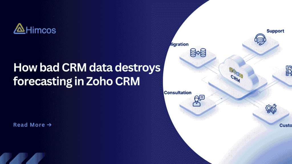 How Bad CRM Data Destroys Forecasting In Zoho CRM